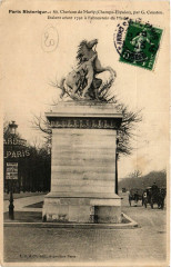 Paris 8e Historique Chevaux de Marly - Champs Elysées à Paris 8e