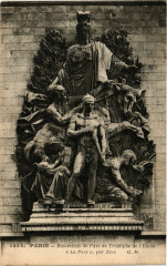 Paris 8e - Bas reliefs de l'Arc de Triomphe de l'Etoile à Paris 8e