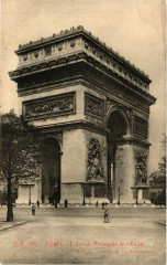 Paris 8e - L'Arc de Triomphe -
																					75008 Paris 8e
																			