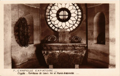 Paris 8e Crypte - Tombeau de Louis Xvi et Marie Antoinette à Paris 8e