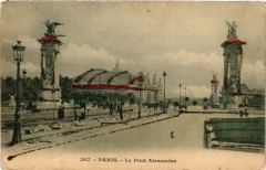 Paris 8e - Le Pont Alexandre à Paris 8e