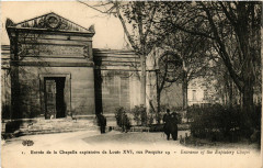 Paris 8e Entrée de Chapelle expiatoire de Louis Xvi rue Pasquie à Paris 8e