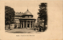 Paris 8e - Entrée du Parc à Paris 8e