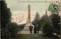Parc Montsouris - Monument Flatters à Paris 14e