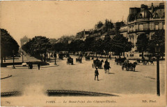 Paris 8e - Le Rond Point des Champs-Elysées à Paris 8e
