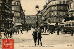 Paris 8e - La Rue du Havre et la Gare Saint-Lazare -
																					75008 Paris 8e
																			