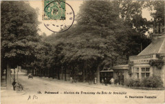 Carte postale ancienne Station du Tramway du Bois de Boulogne
                                                                     à Neuilly-sur-Seine
                                