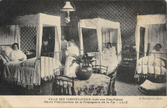 Lille Salle Des Tuberculeuses Asile Des Cinq Plaies Souers Franciscaines à Lille