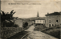 Rontalon - Entrée du Bourg par le Chemin de la Gare à Rontalon