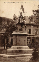 Saint-Etienne Statue de Jeanne d'Arc à Saint-Étienne