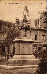 Saint-Etienne Statue de Jeanne d'Arc à Saint-Étienne