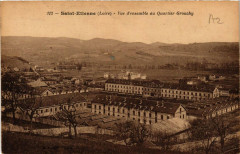 Saint-Etienne Vue d'ensemble du Quartier Grouchy à Saint-Étienne