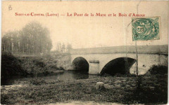 Sury-le-Comtal Le Pont de la Mare et le Bois d'Amour à Sury-le-Comtal