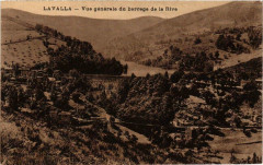 La Valla Vue générale du barrrage de la Rive
