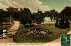 Saint-Chamond Un coin du Jardin Public à Saint-Chamond