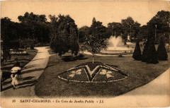 Saint-Chamond Un Coin du Jardin Public à Saint-Chamond