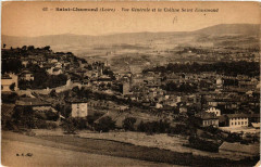 Saint-Chamond Vue générale et la Colline Saint-Ennemond à Saint-Chamond