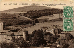 Sainte-Croix-en-Jarez Facade principale de l'ancienne à Sainte-Croix-en-Jarez