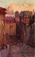 Lyon Ancien - La Montée de Tirecul à Lyon