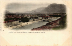 Grenoble & La Chaine des Alpes. vue prise du Rachais à Grenoble