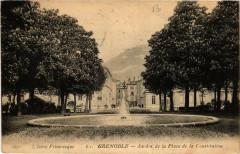 Grenoble - Jardin de la Place de la Constitution à Grenoble