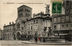 Grenoble La Cathédrale et le Monument du Centenaire à Grenoble