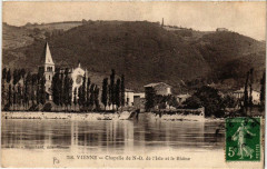 Vienne - Chapelle de Notre Dame de l'Isle et Rhone à Vienne