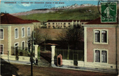 Grenoble Casernes des Chasseurs Alpins et les Alpes à Grenoble