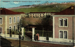 Grenoble Casernes des Chasseurs Alpins et les Alpes à Grenoble
