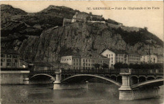 Grenoble Pont de l'Esplanade et les Forts à Grenoble