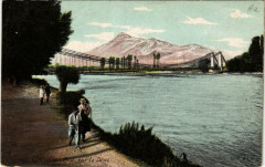 Grenoble Pont sur le Drac à Grenoble