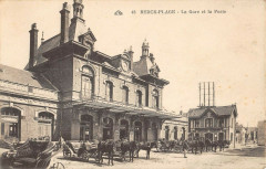 Berck Plage La Gare Et La Poste à Berck