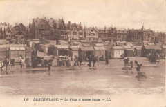 Berck Plage La Plage A Maree Haute à Berck