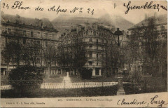 Grenoble La Place Victor-Hugo à Grenoble