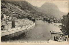 Grenoble Les Quais La Tronche et le Saint-Eynard à Grenoble