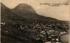 Grenoble - Vue générale de la Tronche et le Saint-Eynard à Grenoble