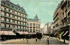 Grenoble - La rue Felix Poulat à Grenoble