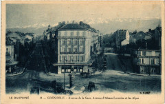 Grenoble - Avenues de la Gare Avenue d'Alsace-Lorraine et les.. à Grenoble