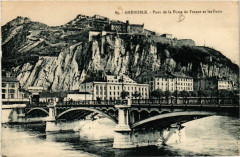 Grenoble - Pont de la Pote de France et les Forts à Grenoble
