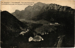 Dauphiné - Valombre - Vue panoramique de la Grande Chartreuse ..