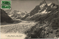 Chamonix Mer de Glace Chemin de fer du Montenvers à Vers