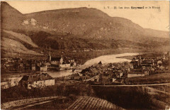 Seyssel Les deux Seyssel et le Rhone à Seyssel