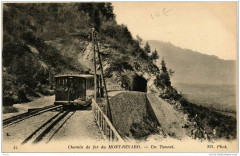 Chemin de fer du Mont-Revard Un Tunnel