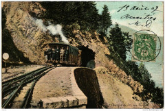 Mont Revard Le Chemin de fer un Tunnel