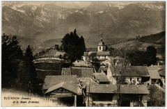 Tournon et le Mont Armenaz à Tournon