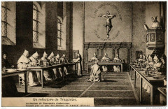 Un refectoire de Trappistes -
													73 Savoie
												