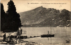 Aix-les-Bains Le Lac du Bourget et la Dent du Chat à Aix-les-Bains