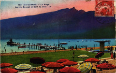 Aix-les-Bains La Plage Lac du Bourget et Dent du Chat à Aix-les-Bains