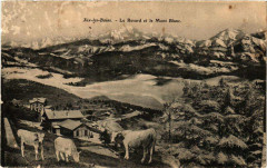 Aix-les-Bains Le Revard et le Mont-Blanc à Aix-les-Bains