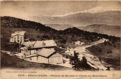 Aix-les-Bains Plateau du Revard et Chaine du Mont Blanc à Aix-les-Bains